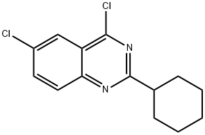 4,6-dichloro-2-cyclohexylquinazoline Structure