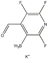 칼륨트리플루오로(4-포르밀피리딘-3-일)보레이트 구조식 이미지
