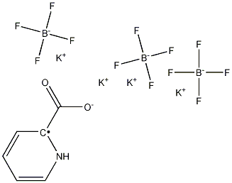 칼륨(6-카르복시피리딘-3-일)트리플루오로보레이트 구조식 이미지