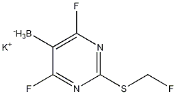 potassium trifluoro(2-(methylthio)pyrimidin-5-yl)borate 구조식 이미지