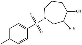 1-tosyl-3-amino-azepan-4-ol Structure