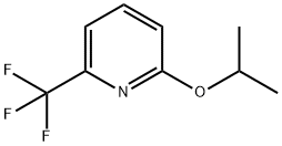 2-이소프로폭시-6-(트리플루오로메틸)피리딘 구조식 이미지