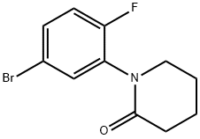 1-(5-브로모-2-플루오로페닐)피페리딘-2-온 구조식 이미지