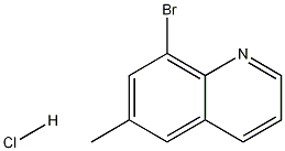 8-브로모-6-메틸퀴놀린HCl 구조식 이미지