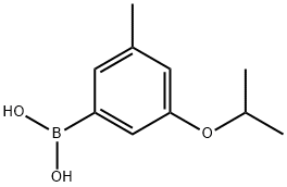 3-Isopropoxy-5-methylphenylboronic acid 구조식 이미지
