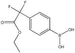 에틸(4-보로노페닐)디플루오로아세테이트 구조식 이미지