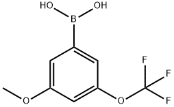 3-Methoxy-5-(trifluoromethoxy)phenylboronic acid Structure
