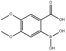 2-보로노-4,5-디메톡시벤조산 구조식 이미지