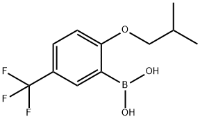 2-Isobutoxy-5-(trifluoromethyl)phenylboronic acid Structure