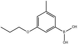3-Methyl-5-propoxyphenylboronic acid Structure