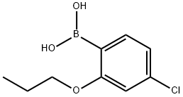 4-Chloro-2-propoxyphenylboronic acid Structure