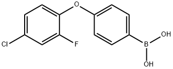4-(4-Chloro-2-fluorophenoxy)phenylboronic acid Structure
