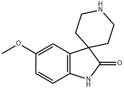 5-Methoxyspiro[indoline-3,4'-piperidin]-2-one 구조식 이미지