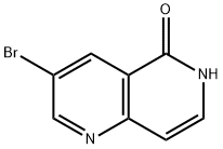 3-bromo-1,6-naphthyridin-5(6H)-one Structure