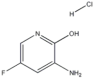 3-아미노-5-플루오로피리딘-2-올HCl 구조식 이미지