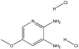 5-메톡시-2,3-피리딘디아민이염산염 구조식 이미지