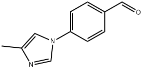 Benzaldehyde, 4-(4-methyl-1H-imidazol-1-yl)- 구조식 이미지