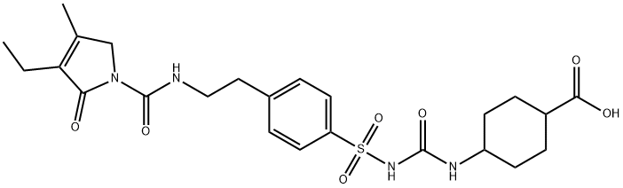 trans-Carboxy Glimepiride Structure