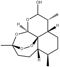 (3R,5aS,6R,8aS,9R,12R,12aR)-Decahydro-3,6,9-trimethyl-3,12-epoxy-12H-pyrano[4,3-j]-1,2-benzodioxepin-10-ol 구조식 이미지