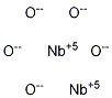 Niobium(V) oxide 구조식 이미지