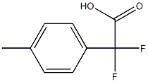 2,2-Difluoro-2-p-tolylacetic acid Structure