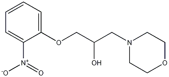 4-Morpholineethanol, a-[(2-nitrophenoxy)methyl]- 구조식 이미지