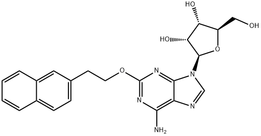 2-[2-(2-Нафталинил)этокси]аденозин структурированное изображение