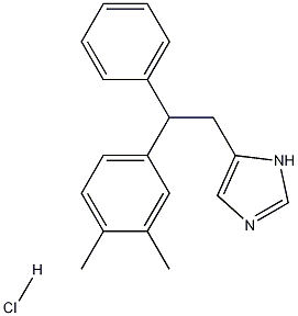 5-[2-(3,4-Dimethylphenyl)-2-phenylethyl]-1H-imidazole Hydrochloride Structure