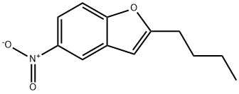 2-Butyl-5-nitrobenzofuran Structure