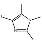 4,5-Diiodo-1,2-dimethyl-1H-imidazole 구조식 이미지