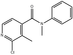 2-Chloro-3-methyl-N-methyl-N-phenylisonicotinamide Structure