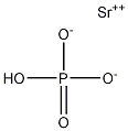 Strontium hydrogen orthophosphate-alpha 구조식 이미지