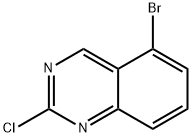 Quinazoline, 5-bromo-2-chloro- Structure