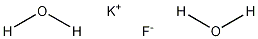 Potassium fluoride dihydrate Structure