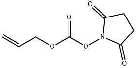 N-(Allyloxycarbonyloxy)succinimide 구조식 이미지