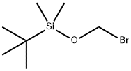 bromomethoxy(t-butyl)dimethylsilane 구조식 이미지