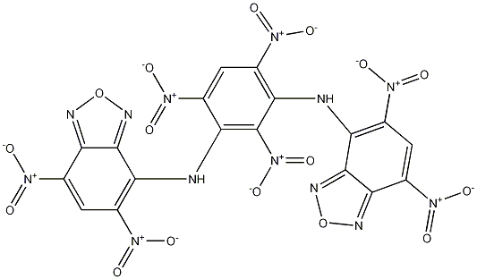 N,N'-Bis(5,7-dinitro-4-benzofurazanyl)-2,4,6-trinitro-1,3-benzenediamine Structure