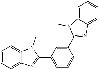 1,3-Bis(1-methylbenzimidazol-2-yl)benzene Structure