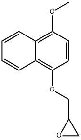 2-[[(4-Methoxy-1-naphthalenyl)oxy]methyl]oxirane Structure