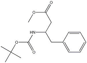 Beta-[[(1,1-Dimethylethoxy)carbonyl]amino]-benzenebutanoic acidmethylester Structure