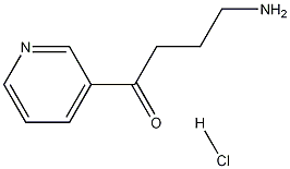4-AMINO-1-PYRIDIN-3-YL-BUTAN-1-ONE HYDROCHLORIDE Structure