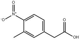 2-(3-Methyl-4-nitrophenyl)acetic acid Structure