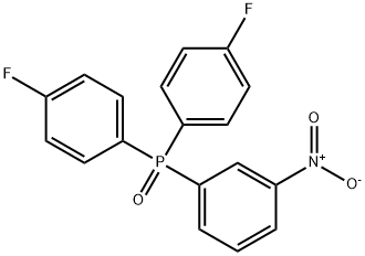 Bis(4-fluorophenyl)(3-nitrophenyl)phosphine oxide Structure