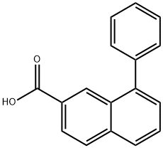 8-Phenylnaphthalene-2-carboxylic acid Structure