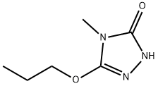 2,4-Dihydro-4-methyl-5-propoxy-3H-1,2,4-triazol-3-one 구조식 이미지