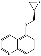 (R)-5-(oxiran-2-ylmethoxy)quinoline Structure