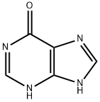 6H-퓨린-6-온,3,9-디하이드로-(9CI) 구조식 이미지