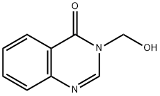 3-(하이드록시메틸)퀴나졸린-4(3H)-온 구조식 이미지