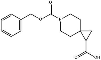 6-(Benzyloxycarbonyl)-6-azaspiro[2.5]octane-1-carboxylic acid Structure