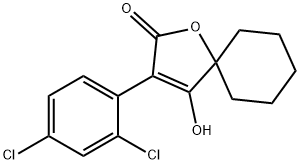 3-(2,4-Dichlorophenyl)-4-hydroxy-1-oxaspiro(4,5)dec-3-en-2-one 구조식 이미지